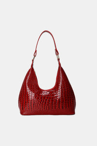 Thumbnail for PU Leather Stone Texture Shoulder Bag