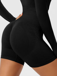 Thumbnail for High Waist Shaping Shorts