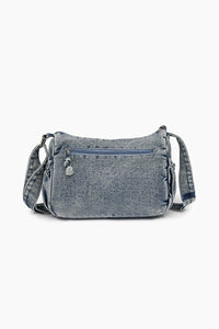 Thumbnail for Adjustable Strap Denim Crossbody Bag