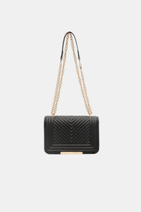 Thumbnail for Zenana Vegan Leather Chevron Crossbody Bag