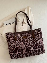 Thumbnail for Leopard Polyester Tote Bag