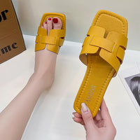 Thumbnail for Open Toe PU Leather Sandals