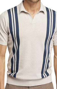 Thumbnail for Polo Shirt With Lapel And Short Sleeves