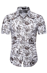 Thumbnail for Men's Summer Fashion Short Sleeve Printed Shirt