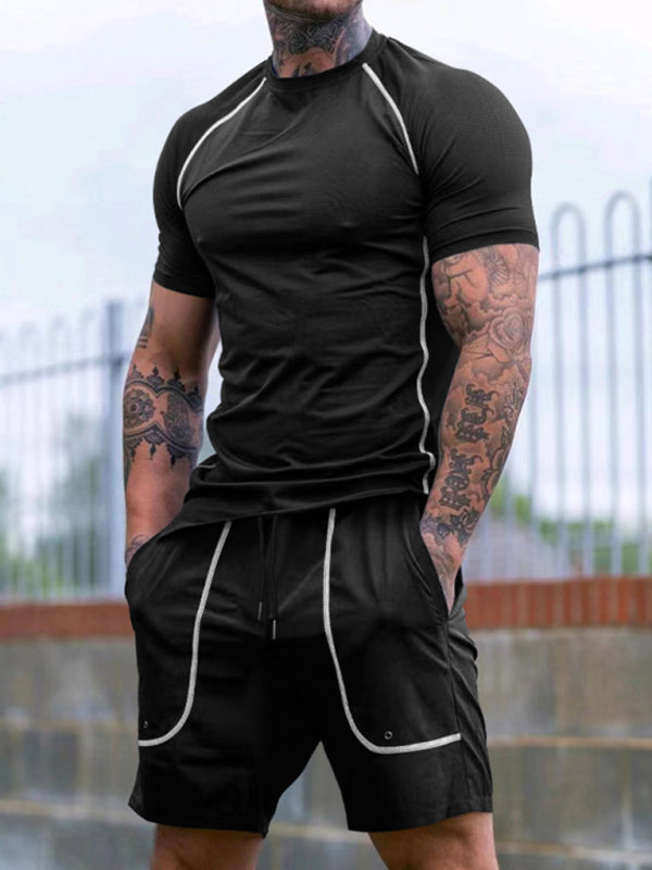 Men's Two-Piece Active Shorts Set