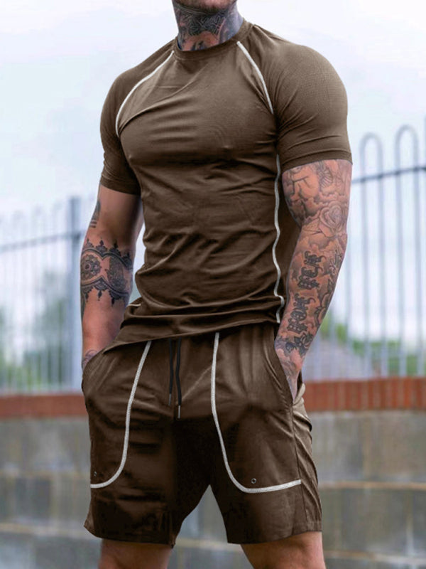 Men's Two-Piece Active Shorts Set