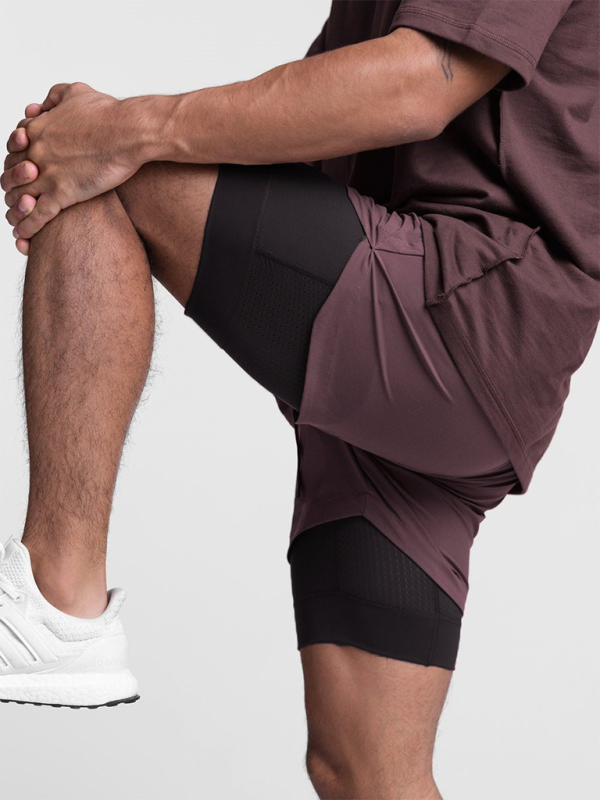 Double Layer Breathable Active Shorts