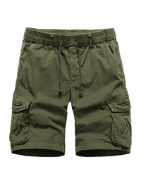 Thumbnail for Men's Retro Drawstring Cargo Shorts