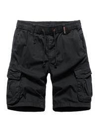 Thumbnail for Men's Retro Drawstring Cargo Shorts