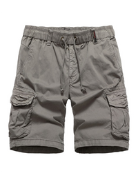 Thumbnail for Men's Retro Drawstring Cargo Shorts