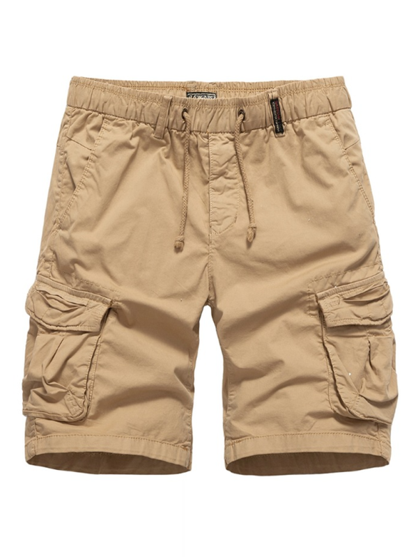 Men's Retro Drawstring Cargo Shorts