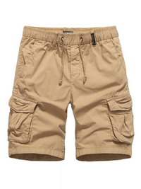 Thumbnail for Men's Retro Drawstring Cargo Shorts