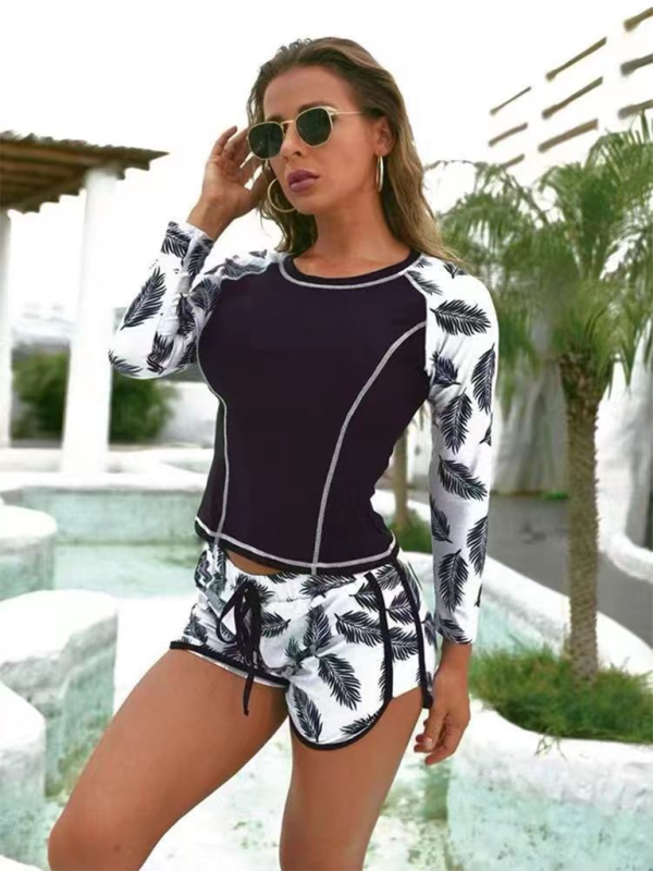 Printed Two-Piece Swim Set