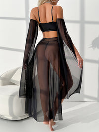Thumbnail for Mesh Tassel Lingerie Set