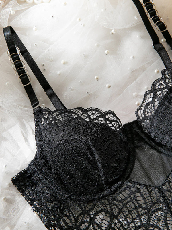 Sexy Lace Hollow Body Shaping Bodysuit