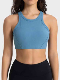 Thumbnail for Wide Strap Cropped Sport Tank