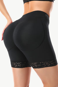 Thumbnail for Full Size Lace Trim Lifting Pull-On Shaping Shorts