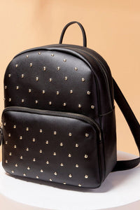 Thumbnail for Studded PU Leather Backpack