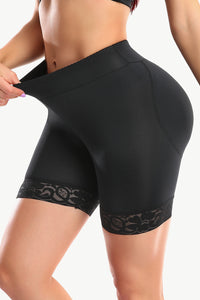 Thumbnail for Full Size Lace Trim Lifting Pull-On Shaping Shorts