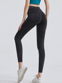 Thumbnail for Wide Waistband Sports Leggings