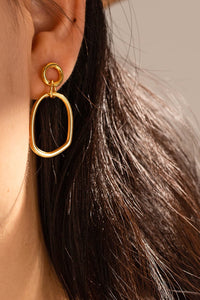 Thumbnail for 18K Gold-Plated Dangle Earrings