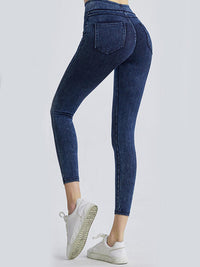 Thumbnail for Wide Waistband Sports Leggings