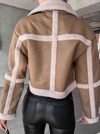 Thumbnail for Collared Buckle Detail Jacket