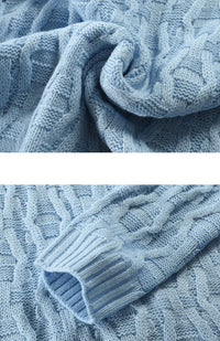 Thumbnail for Men's Fashion Versatile Knit Turtleneck Sweater
