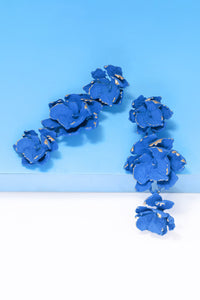 Thumbnail for Flower Shape Zinc Alloy Dangle Earrings