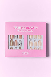 Thumbnail for SO PINK BEAUTY Press On Nails 2 Packs