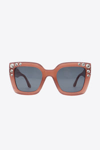 Thumbnail for Inlaid Rhinestone Polycarbonate Sunglasses
