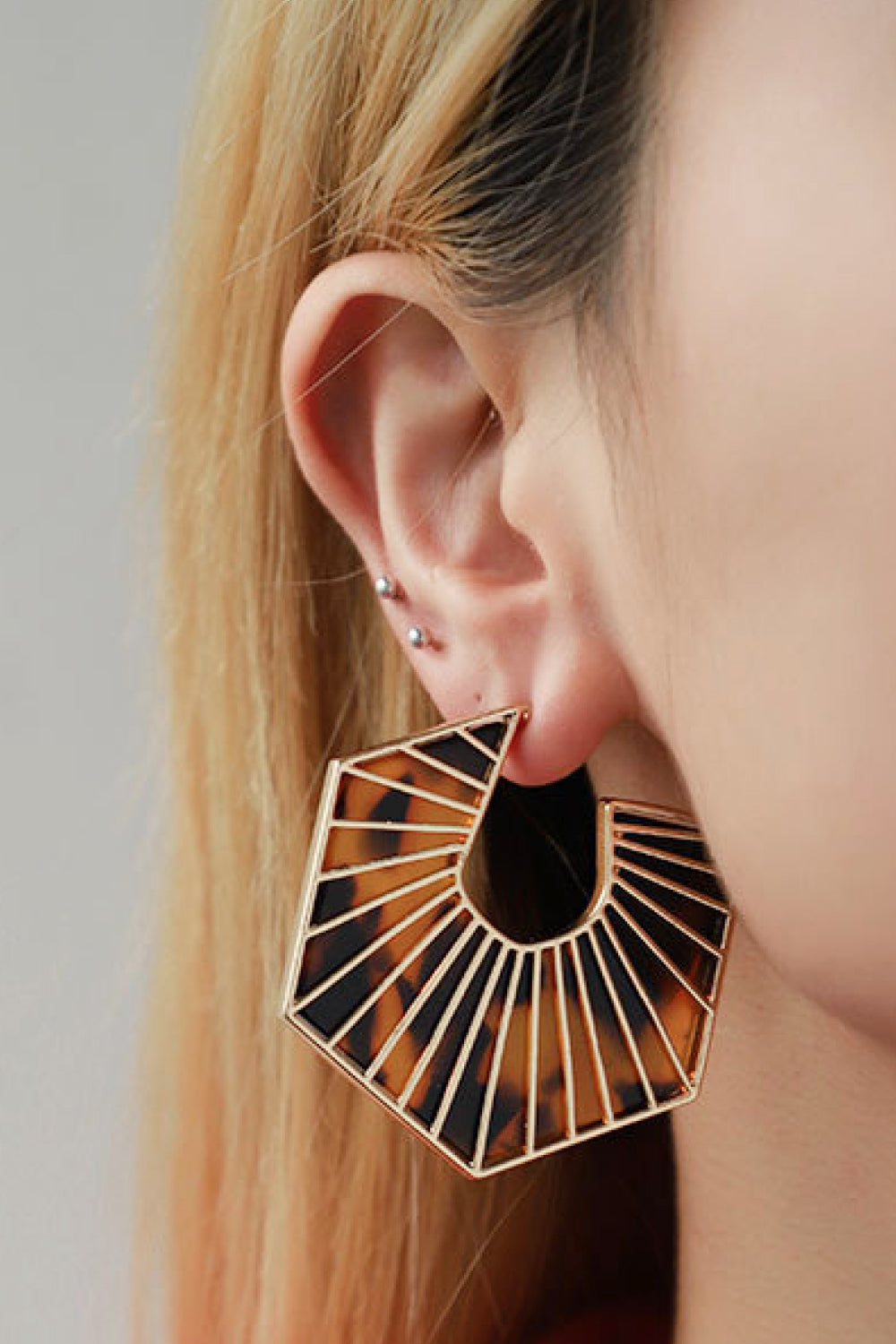 Alloy Geometric Earrings