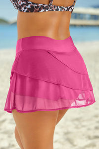 Thumbnail for Full Size Layered Swim Skirt