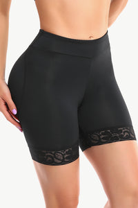 Thumbnail for Full Size Lace Trim Lifting Pull-On Shaping Shorts