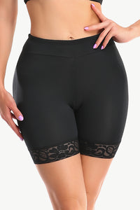 Thumbnail for Full Size Lace Trim Lifting Pull-On Shaping Shorts