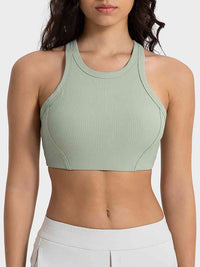 Thumbnail for Wide Strap Cropped Sport Tank