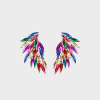 Thumbnail for Alloy Acrylic Wing Earrings