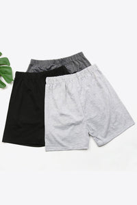 Thumbnail for 3-Pack Elastic Waist Shorts