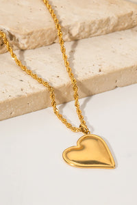 Thumbnail for Heart Pendant Copper Necklace