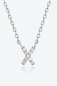 Thumbnail for V To Z Zircon 925 Sterling Silver Necklace