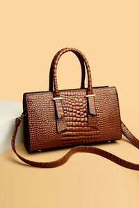 Thumbnail for Textured PU Leather Handbag