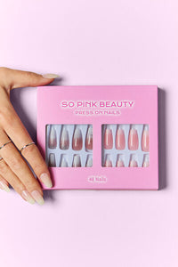 Thumbnail for SO PINK BEAUTY Press On Nails 2 Packs