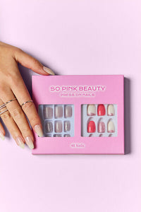 Thumbnail for SO PINK BEAUTY Press On Nails 2 Packs