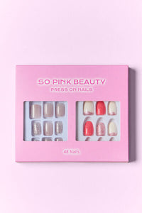 Thumbnail for SO PINK BEAUTY Press On Nails 2 Packs