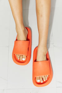 Thumbnail for MMShoes Arms Around Me Open Toe Slide in Orange