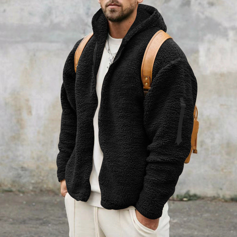 Men's Fleece Hooded Jacket