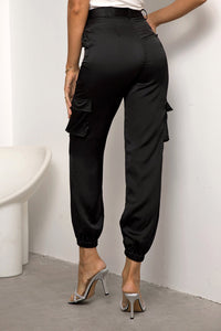 Thumbnail for High Waist Pants with Pockets