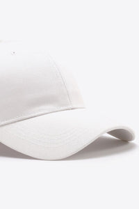 Thumbnail for Plain Adjustable Cotton Baseball Cap