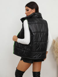 Thumbnail for Zip-Up Collared Vest
