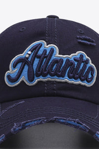 Thumbnail for ATLANTIC Graphic Distressed Baseball Cap